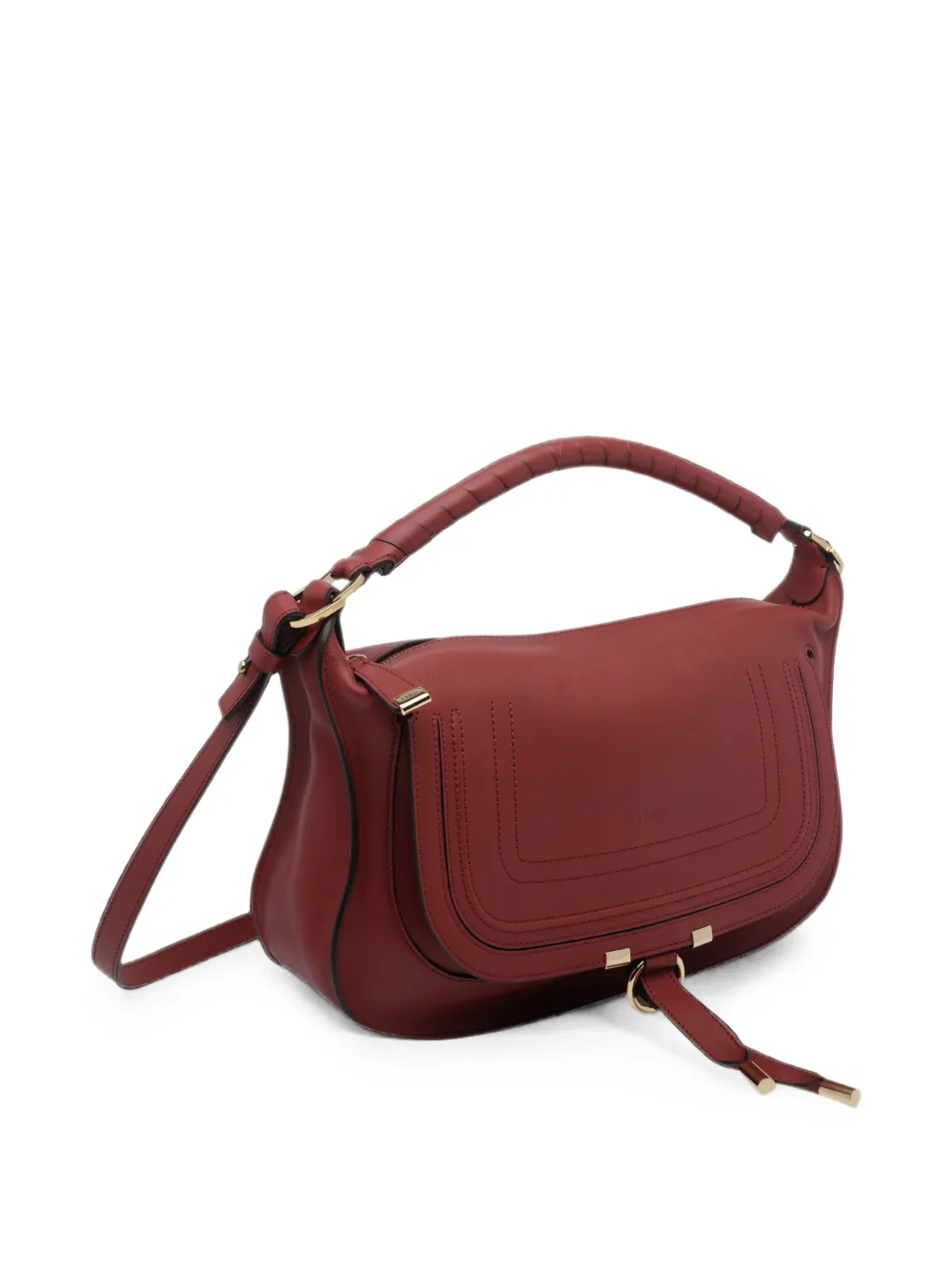 Chloé Marcie kleine shopper Rood