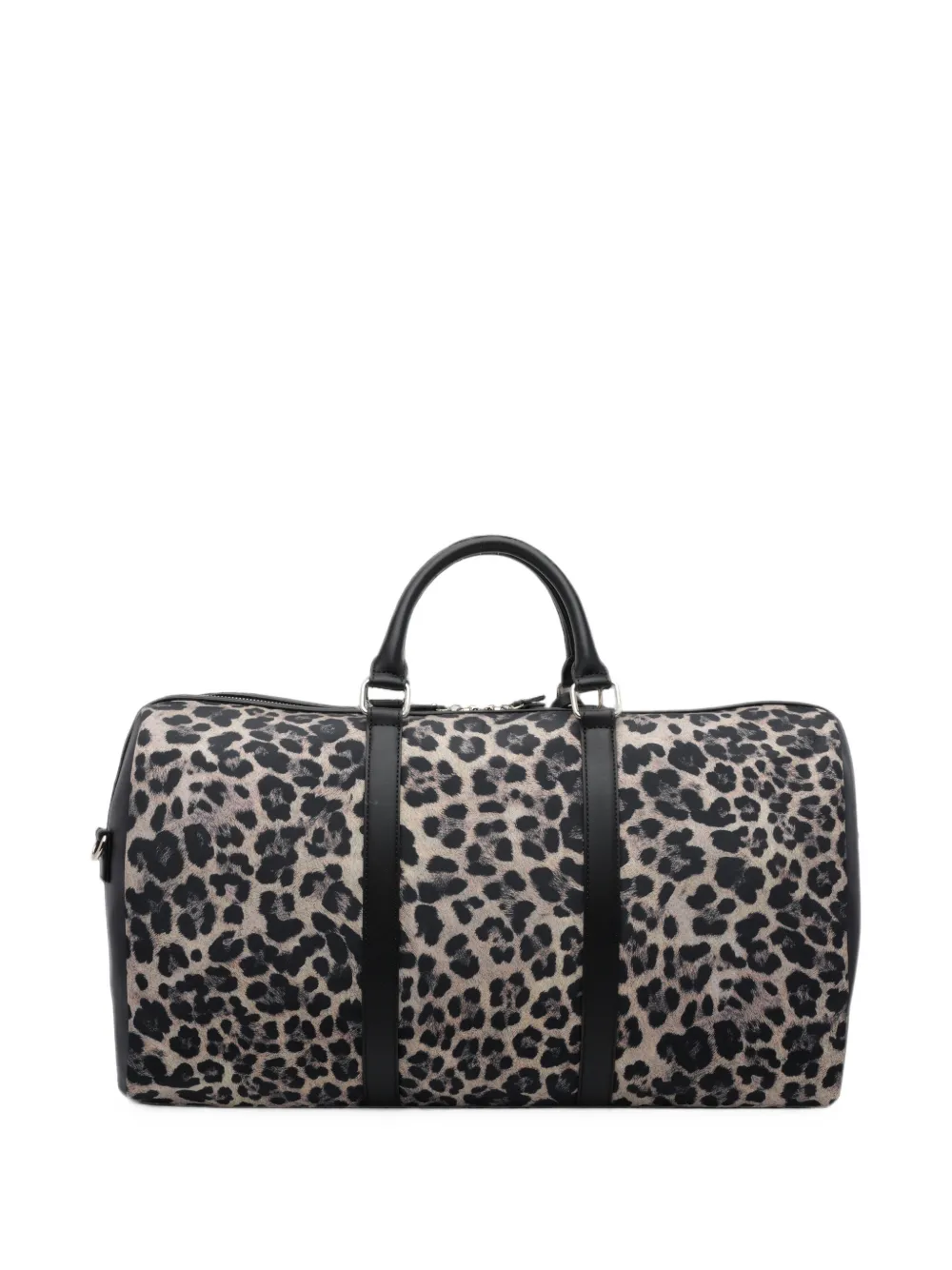 LIU JO Reisduffel met dierenprint Zwart