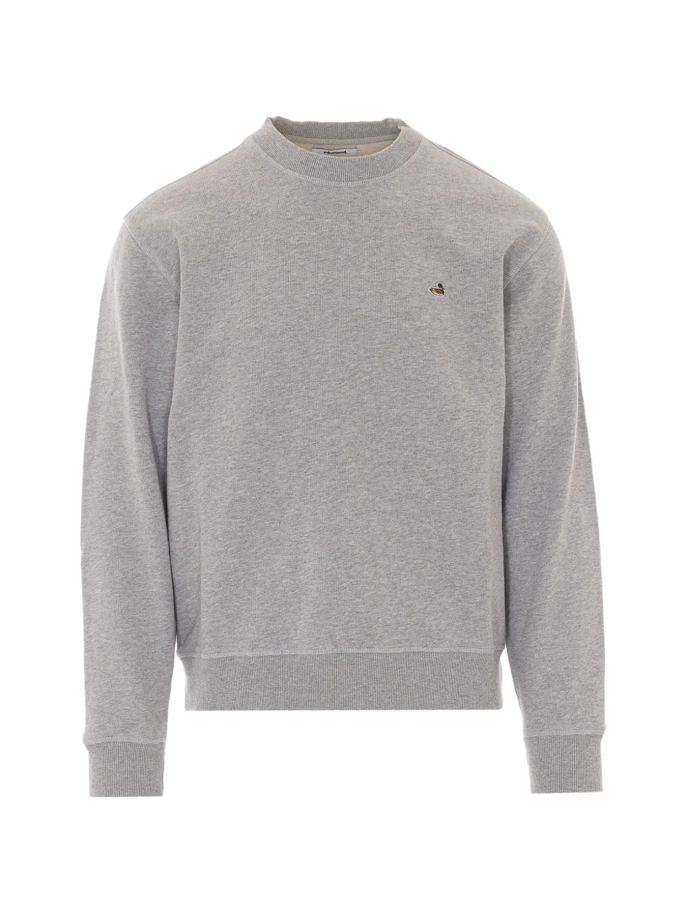 Edmmond Studios Duck Embroidered Sweater In Grau