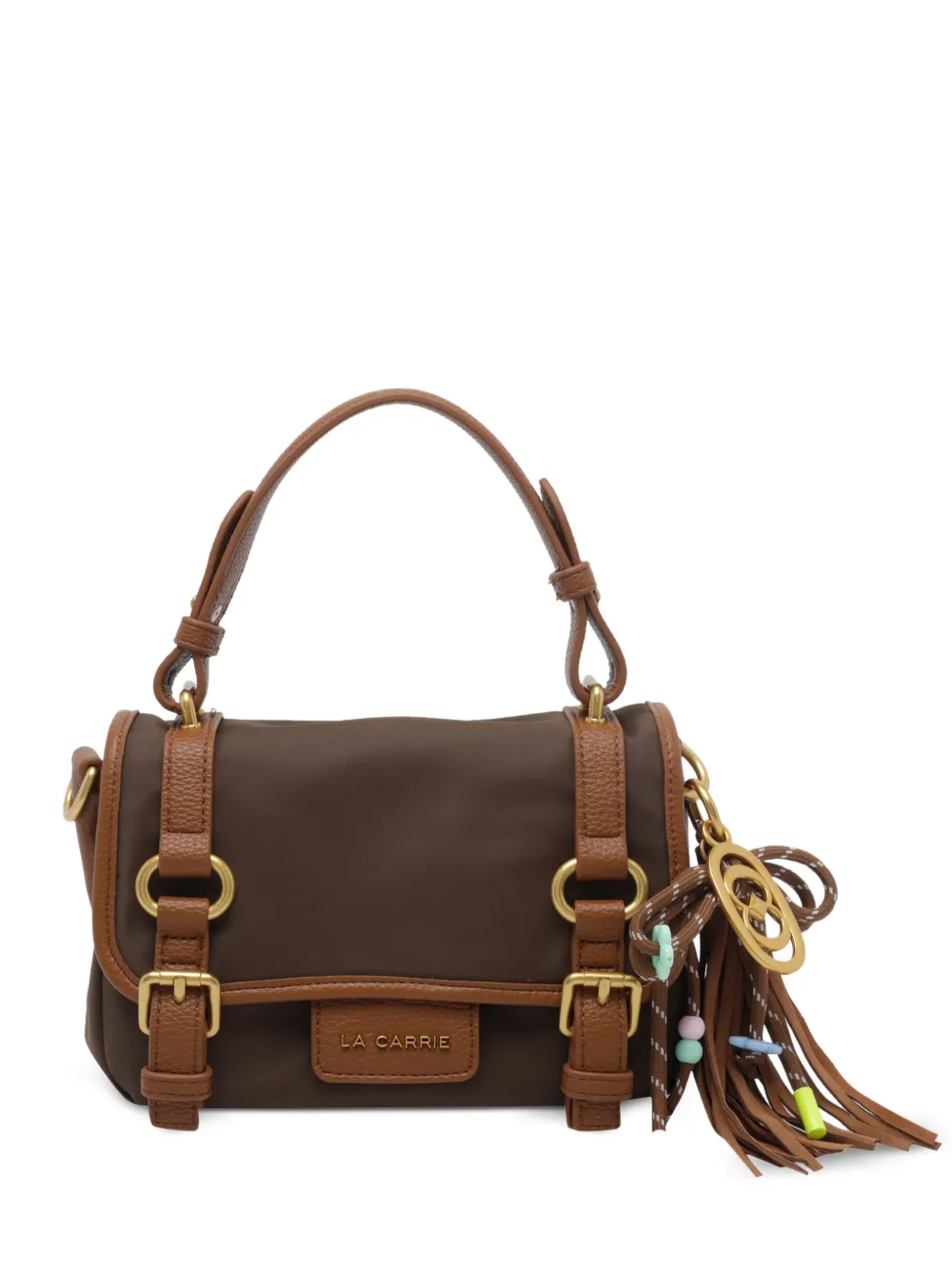La Carrie Dark Wave buckle-detail tote bag