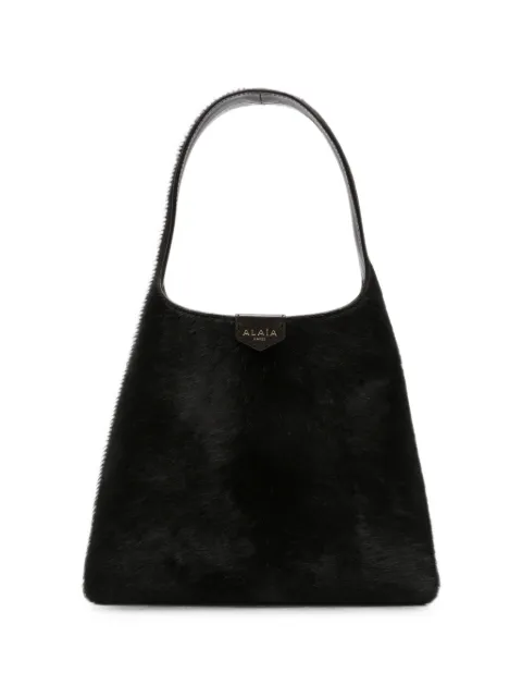 Alaïa Bolsa de ombro mini marrom