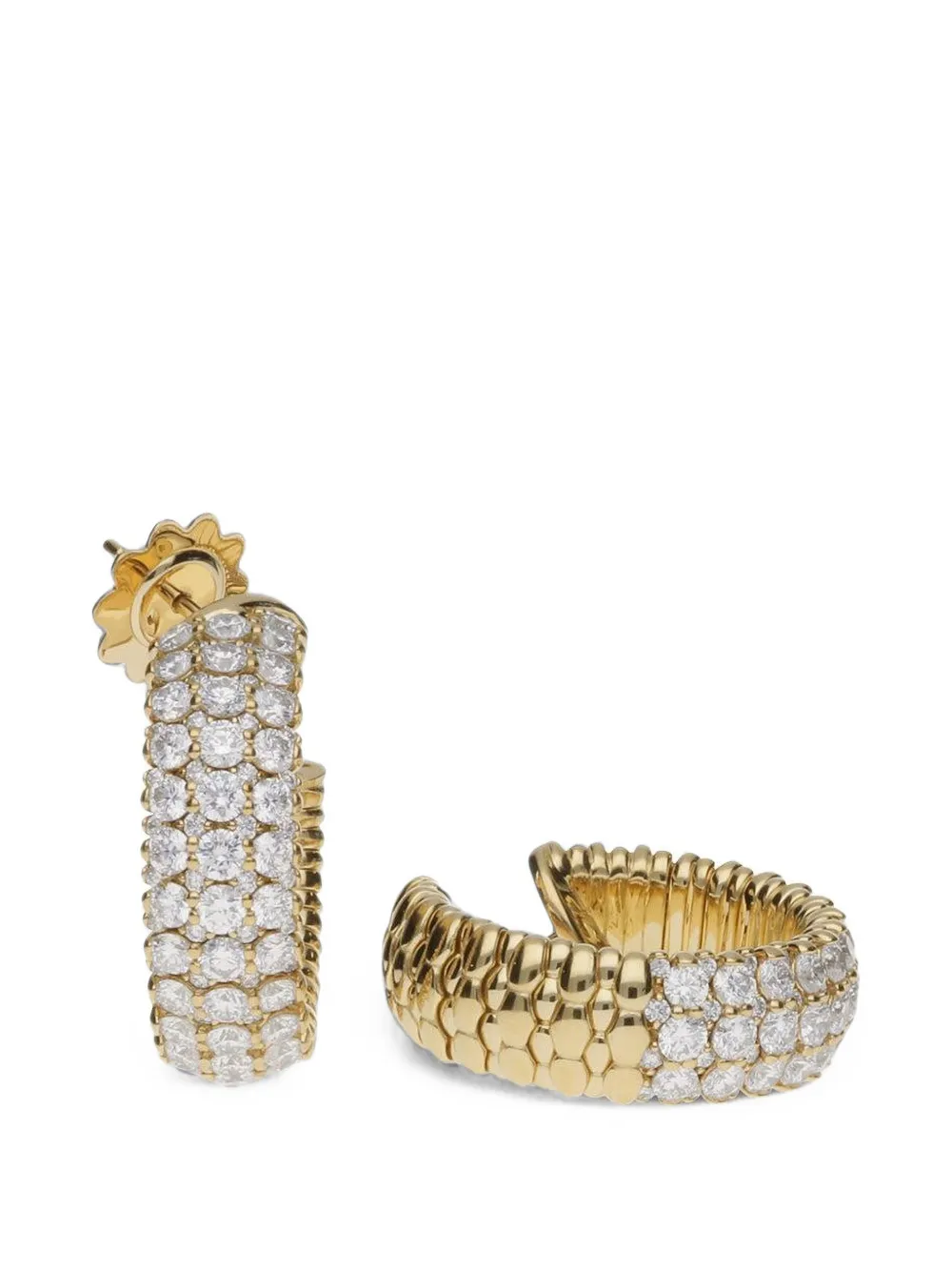 Roberto Demeglio boucles d’oreilles Giotto serties de diamants Roberto Demeglio boucles d’oreilles Giotto serties de diamants