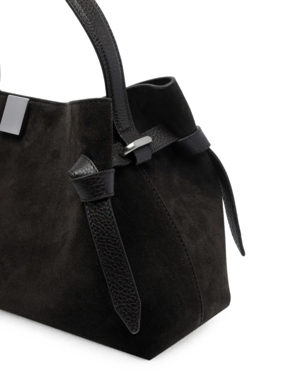 Yuzefi Gyoza suède shopper Bruin