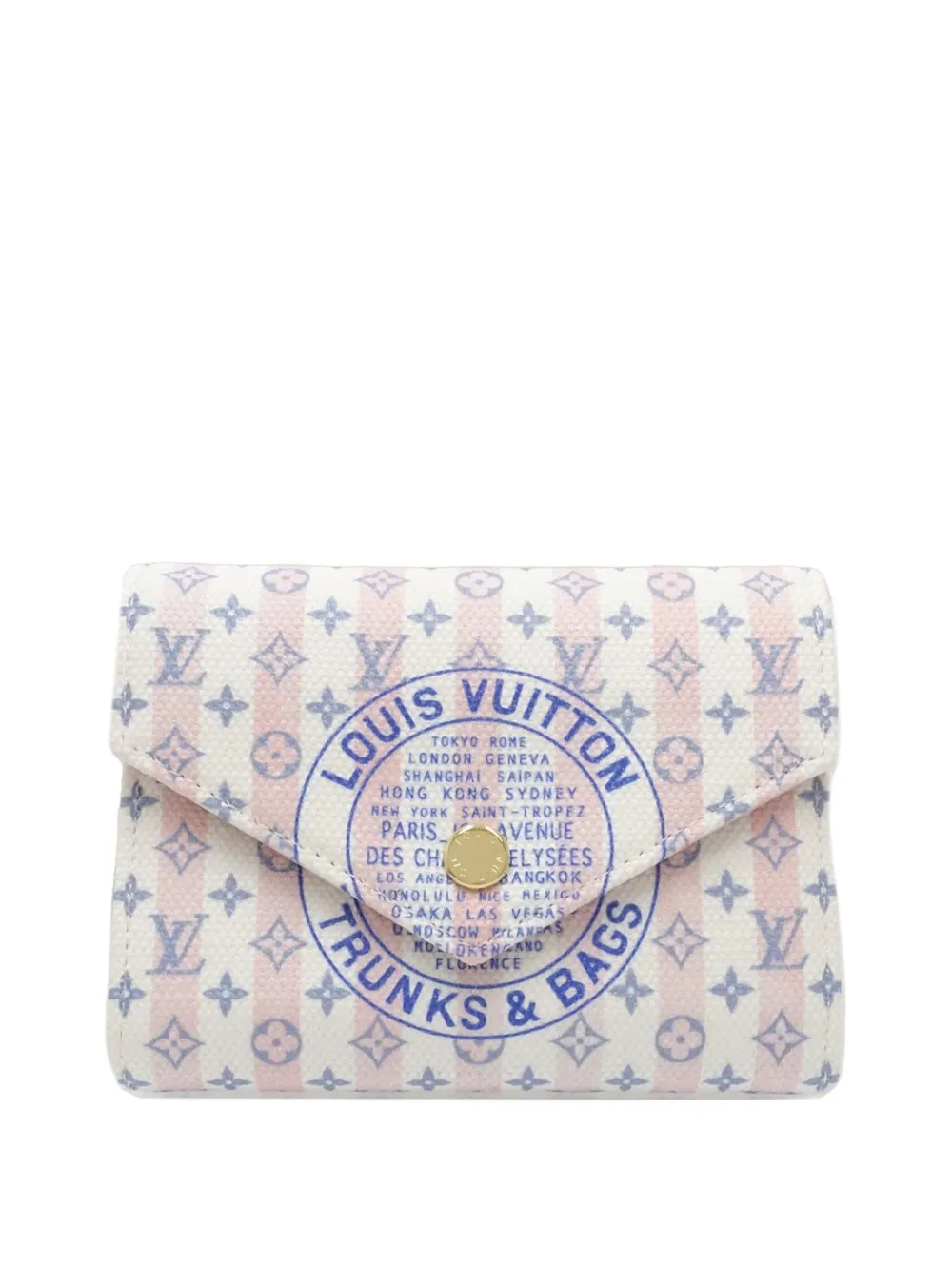Louis Vuitton Pre-Owned 2021-2026 kleines Victorine Portemonnaie mit Monogramm - Blau