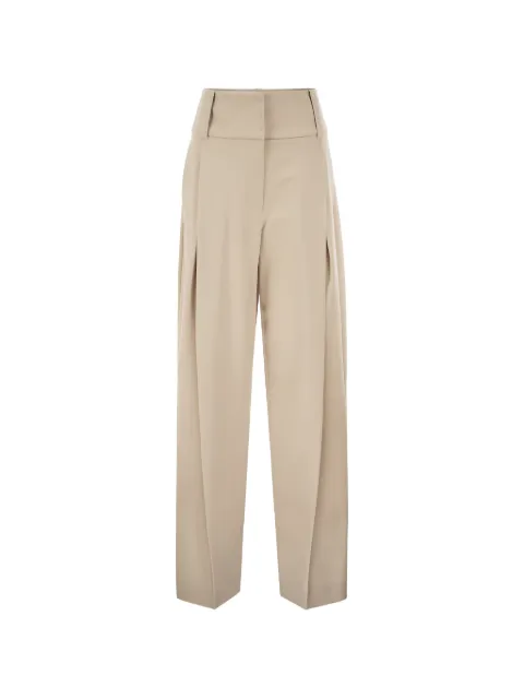 Max Mara pleated wide-leg trousers