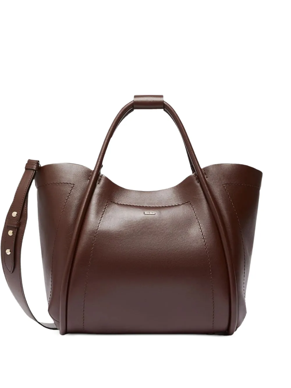 Max Mara Marine leather tote bag