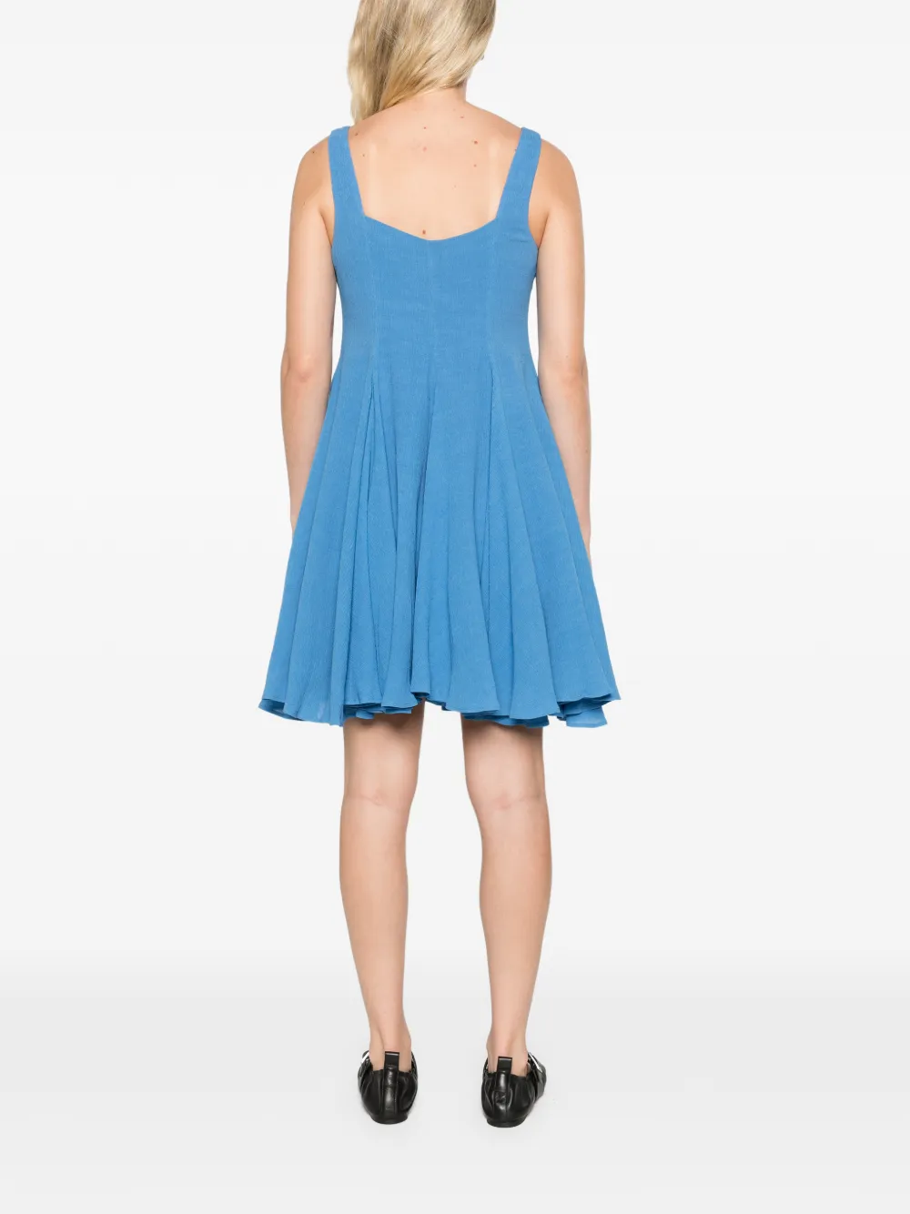 JW Anderson Babydoll Dress in cornflower blue Blauw