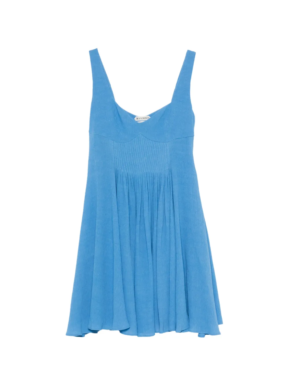 JW Anderson Babydoll Dress in cornflower blue Blauw