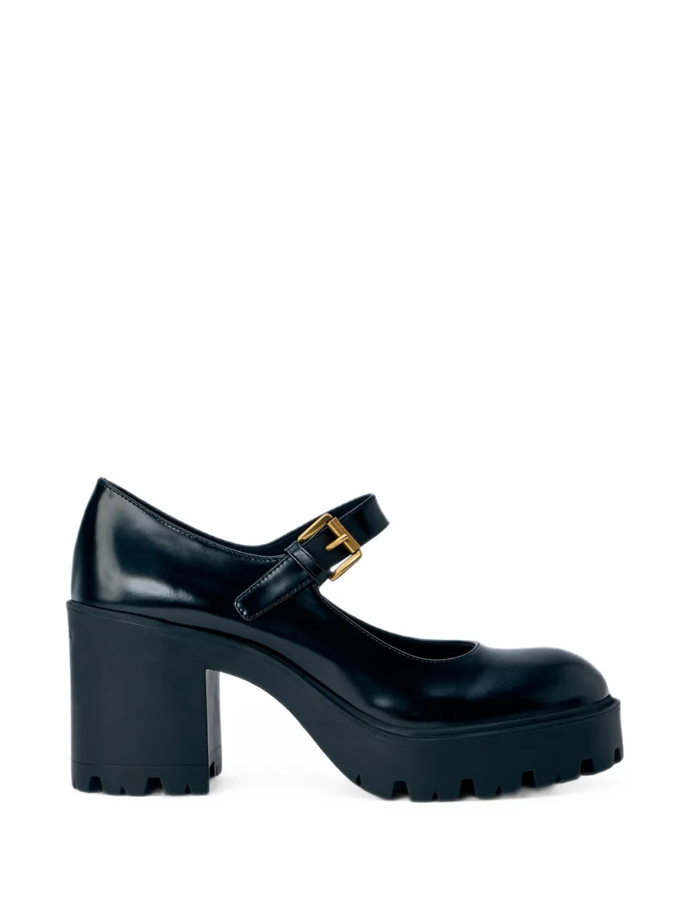 Prada Leren pumps Zwart