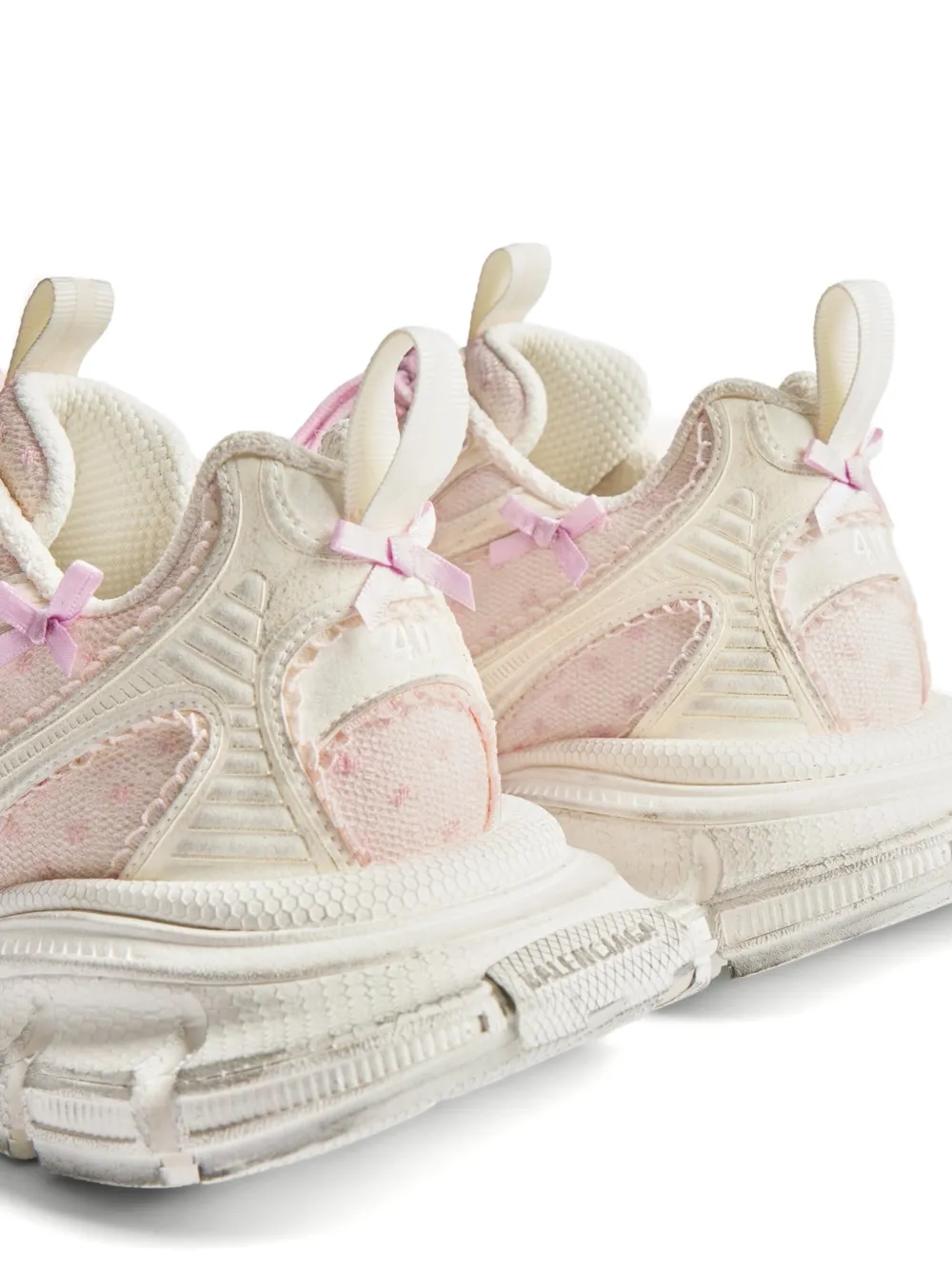 Balenciaga 3XL bow-embellished sneakers Wit