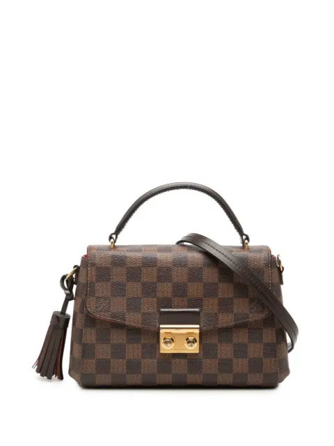 Louis Vuitton Pre-Owned 2021-2026 Damier Ebene Croisette satchel