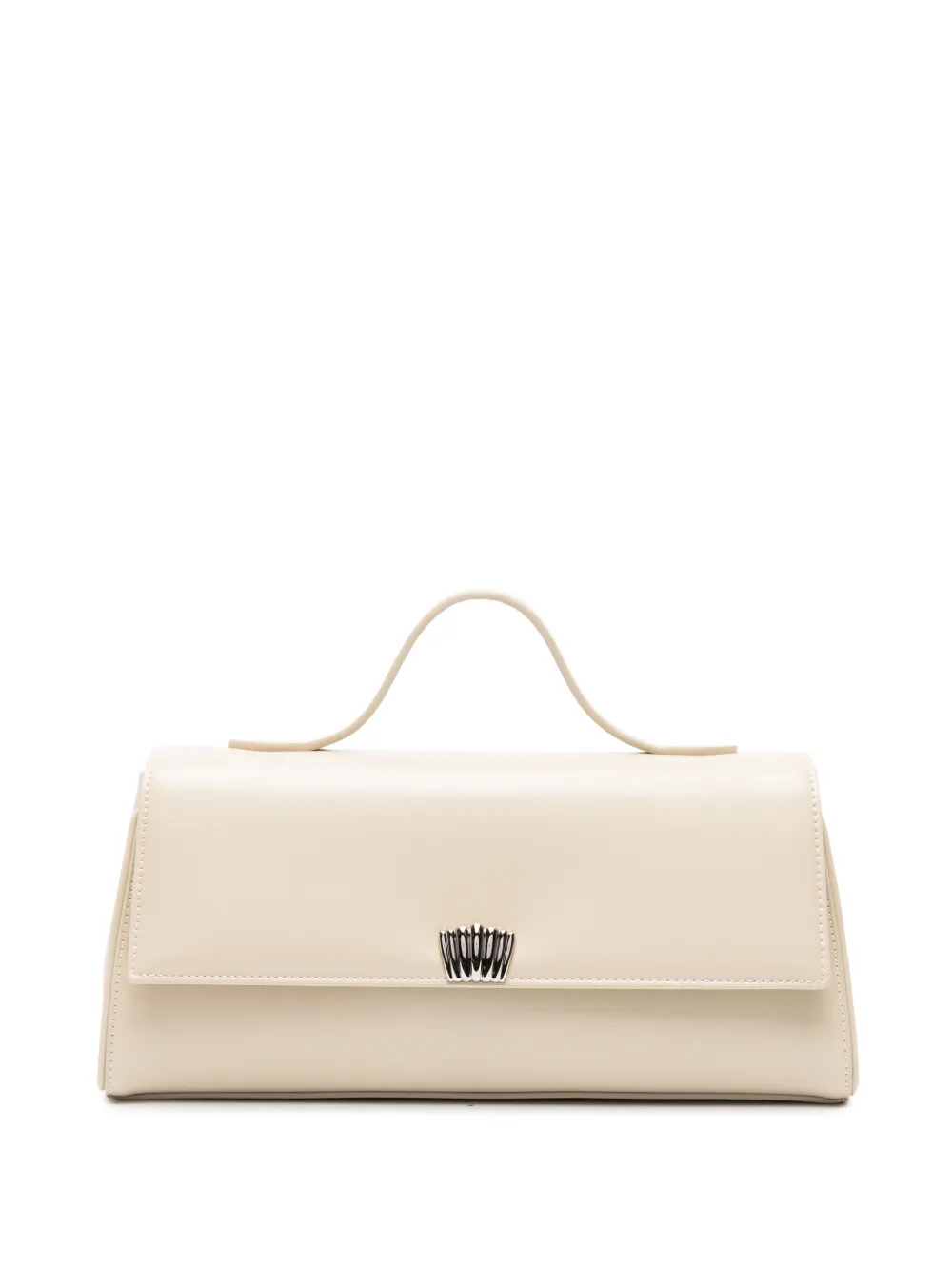 Freja NYC Shell clutch linen gloss - Toni neutri