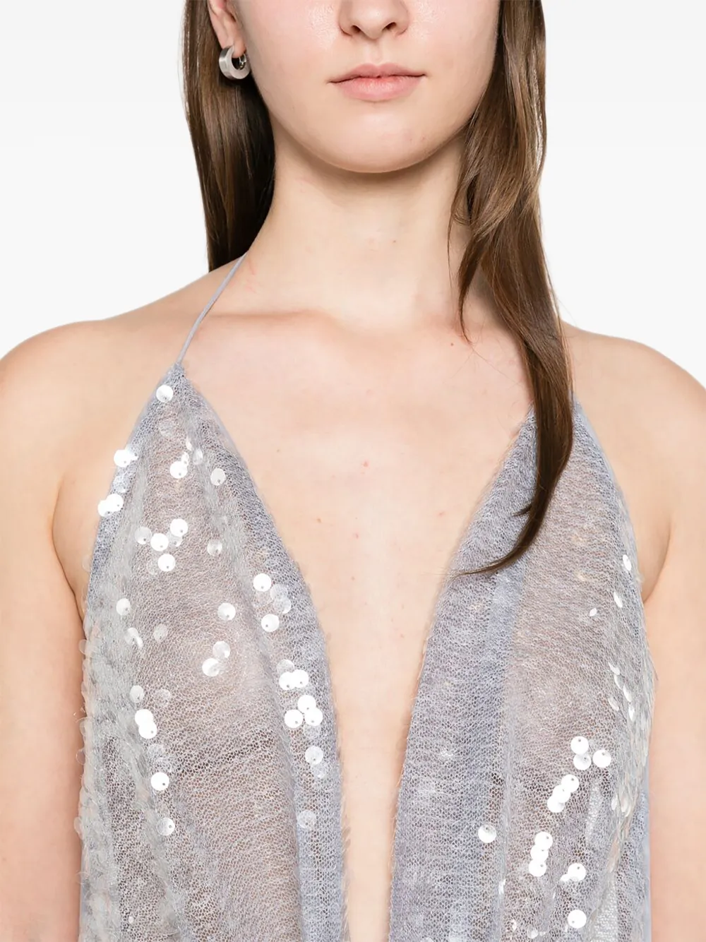 ARCINA ORI Luka dress silver Zilver
