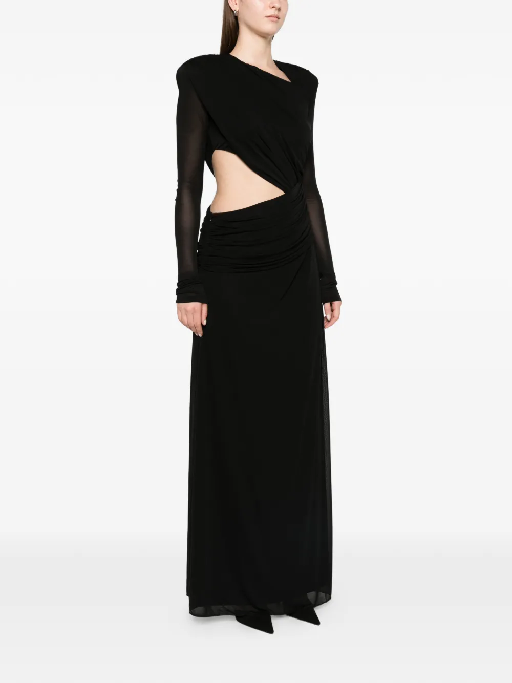 ARCINA ORI Sacha dress black Zwart