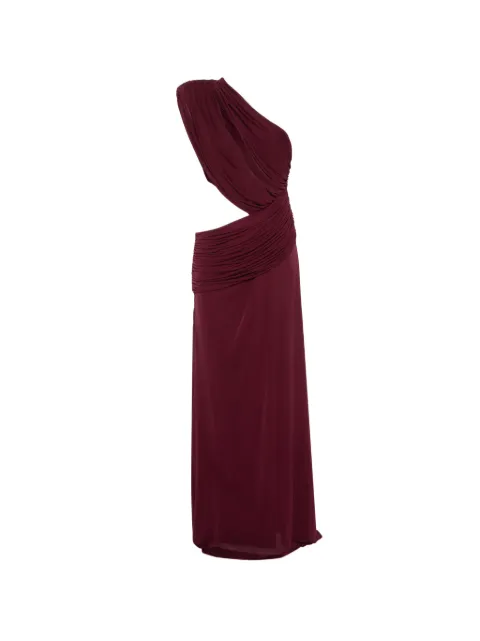 ARCINA ORI Sophie asymmetric cut-out maxi dress