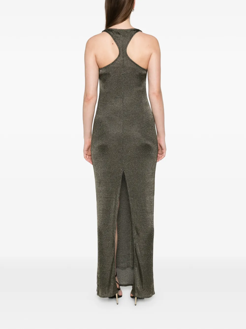 ARCINA ORI Indi dress khaki metallic Groen