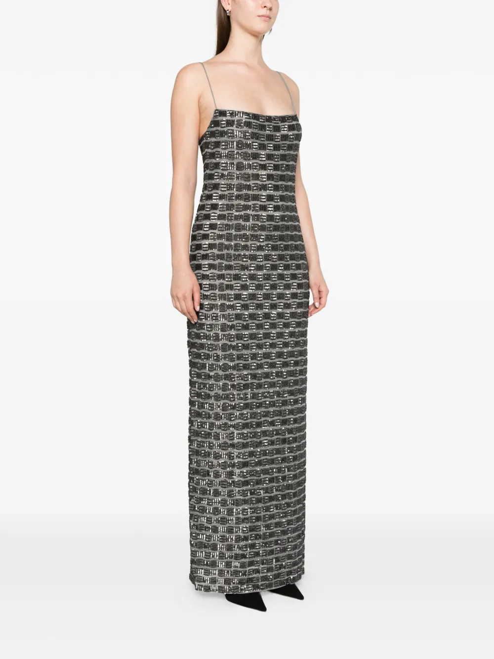 ARCINA ORI Stevie dress chrome Grijs