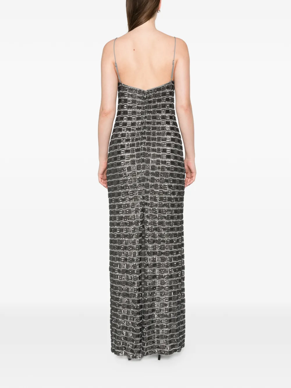 ARCINA ORI Stevie dress chrome Grijs