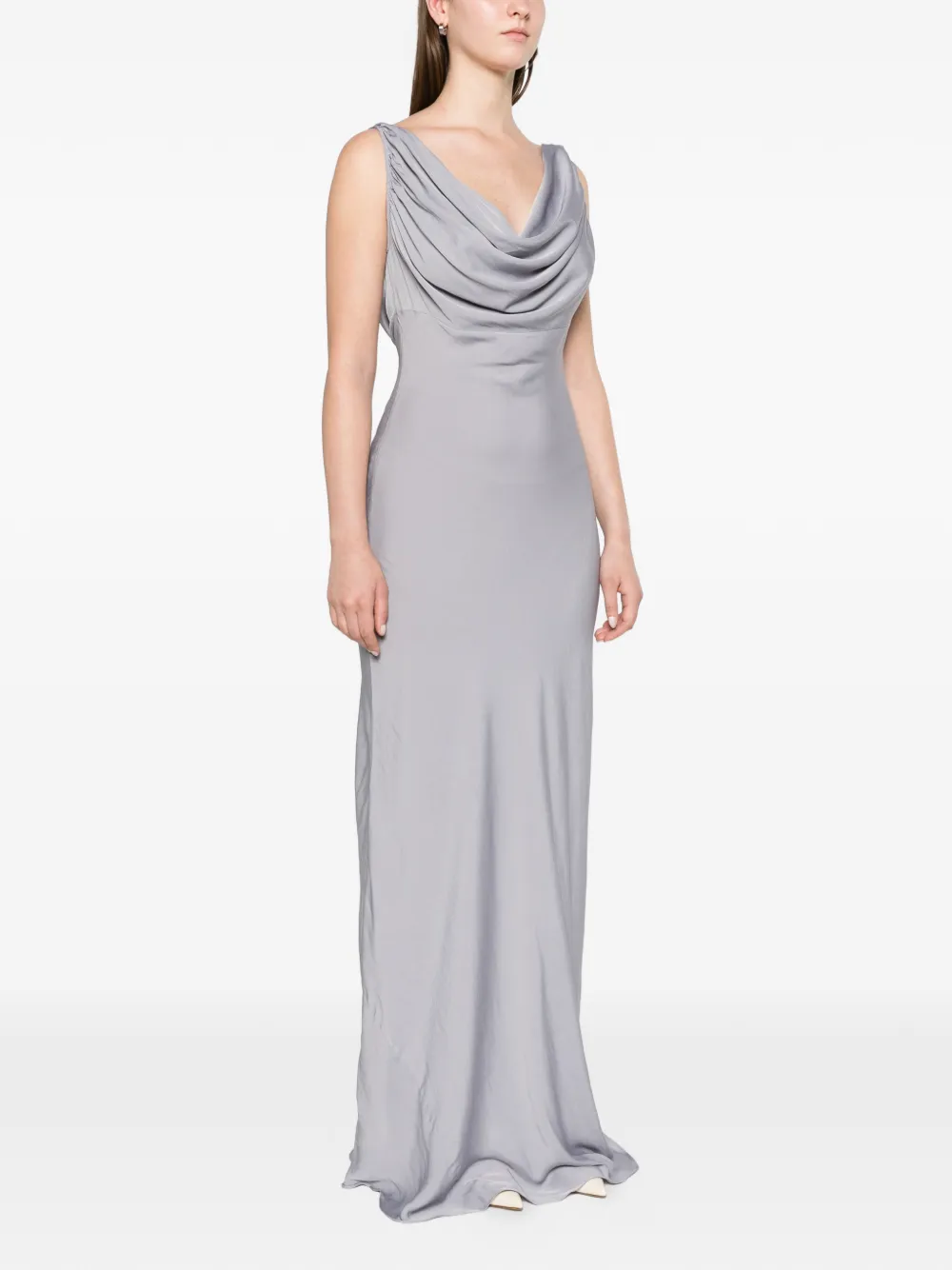 ARCINA ORI Jordi dress moonstone Grijs