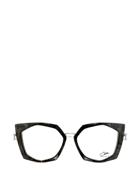 Cazal geometric-frame glasses