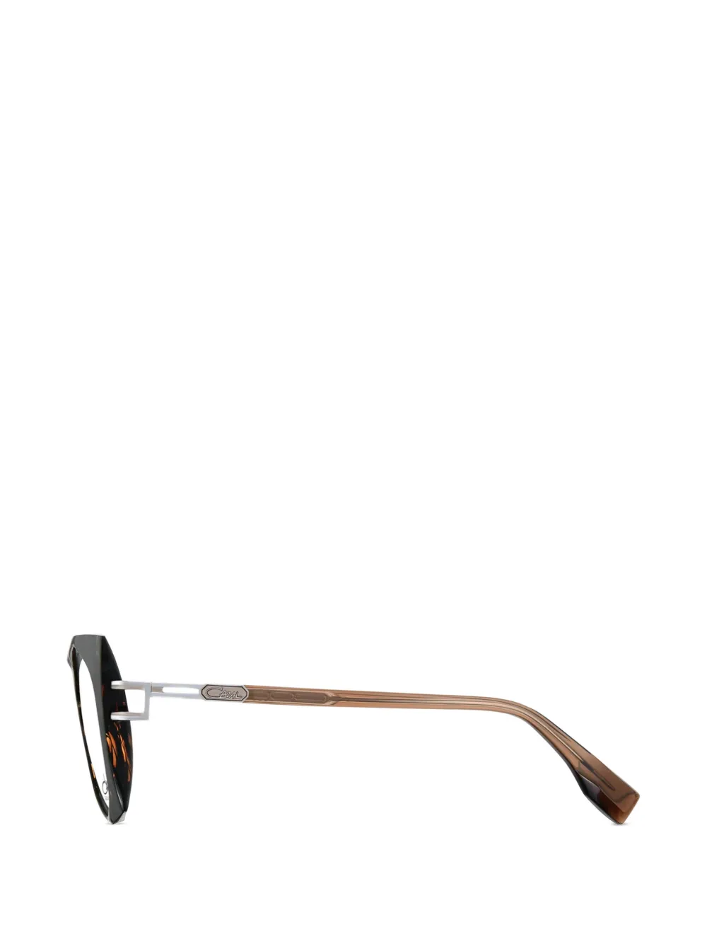 Cazal geometric-frame glasses Grijs
