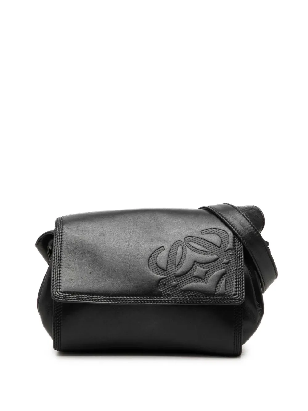Loewe Pre-Owned 2000-2026 Anagram Umhängetasche aus Leder - Schwarz