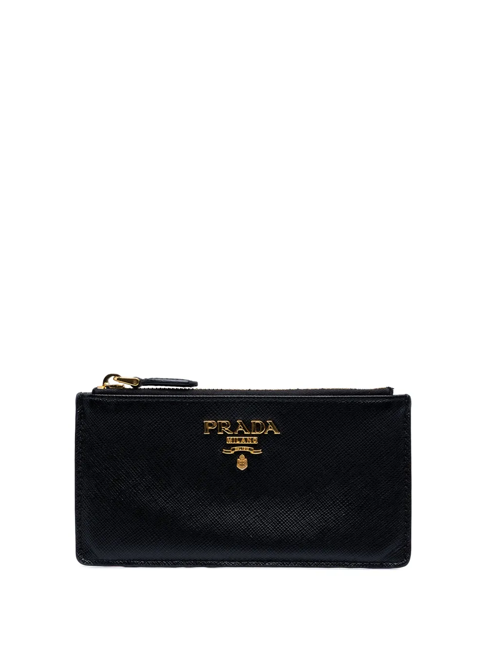 Prada Pre-Owned 2013-2026 Saffiano Coin and card holder - Nero