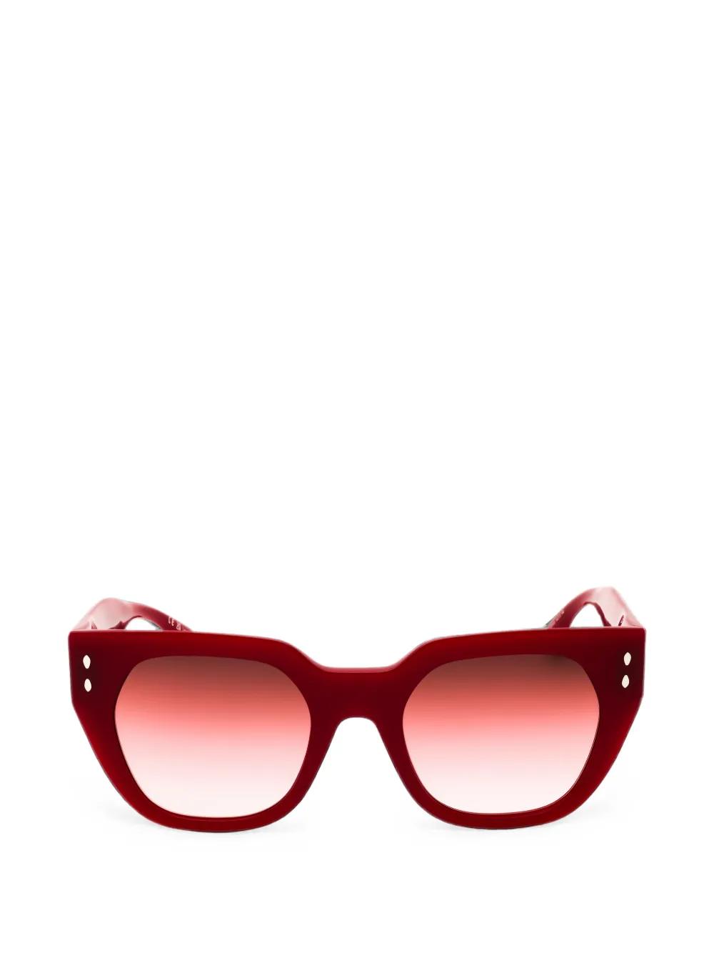 ISABEL MARANT oversized square-frame sunglasses - Rosso