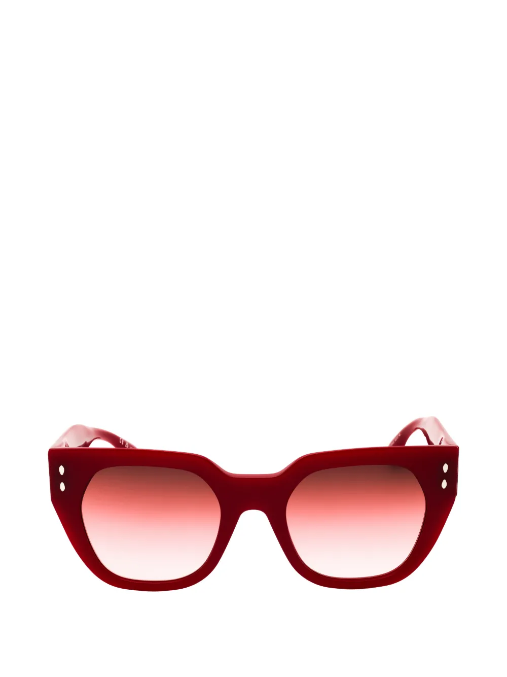 ISABEL MARANT oversized square-frame sunglasses - Rosso