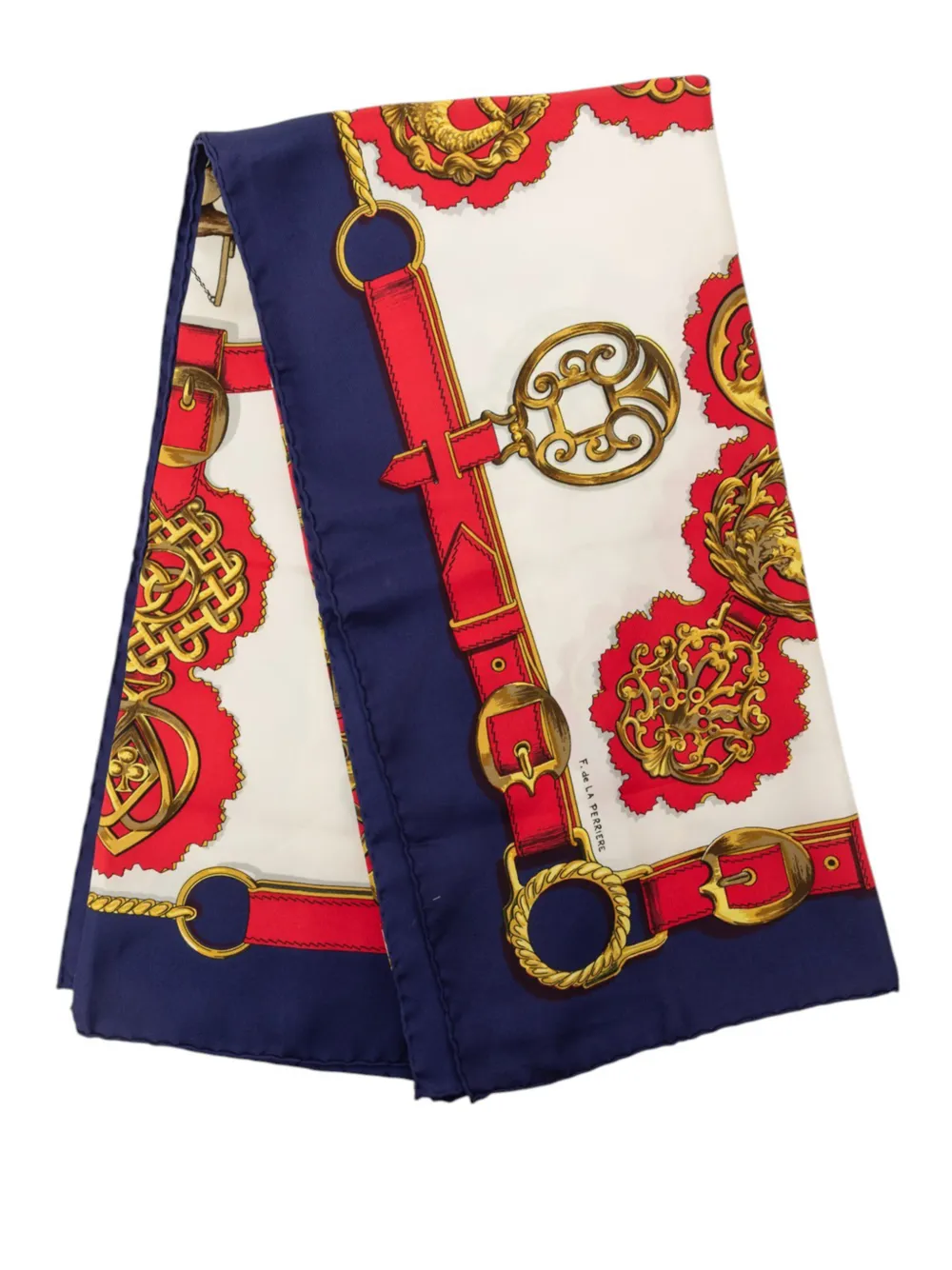 Hermès Pre-Owned 1985-2010 Cuivreries Silk Scarf 90 scarves - Bianco