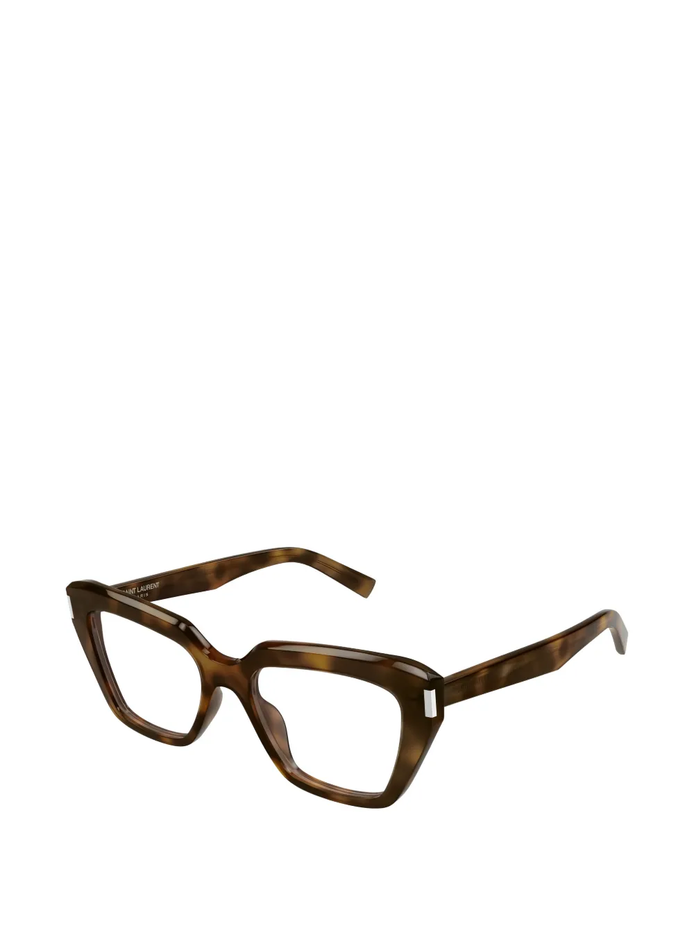 Saint Laurent Eyewear SL 829 geometric-frame glasses - Braun