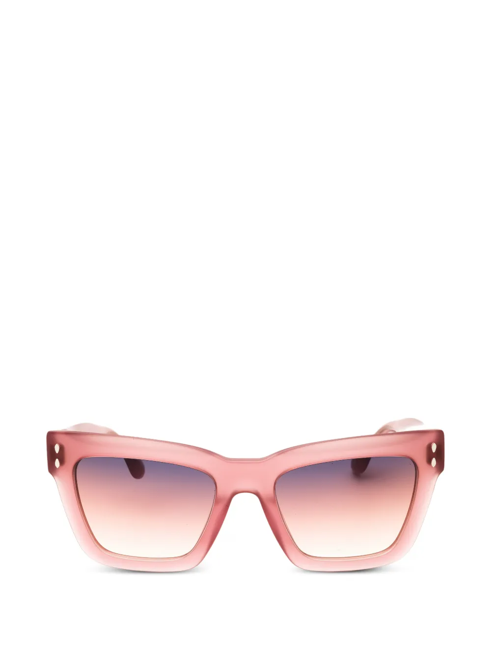 ISABEL MARANT rectangle-frame sunglasses - Rosa