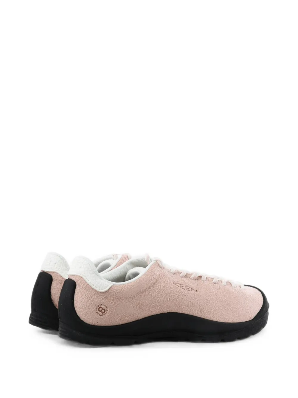 KEEN FOOTWEAR Jasper KM Lite suede-panelled sneakers Roze