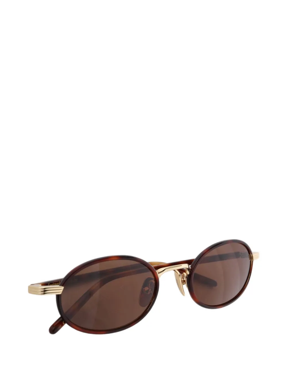 Chimi Lea oval-frame sunglasses Bruin