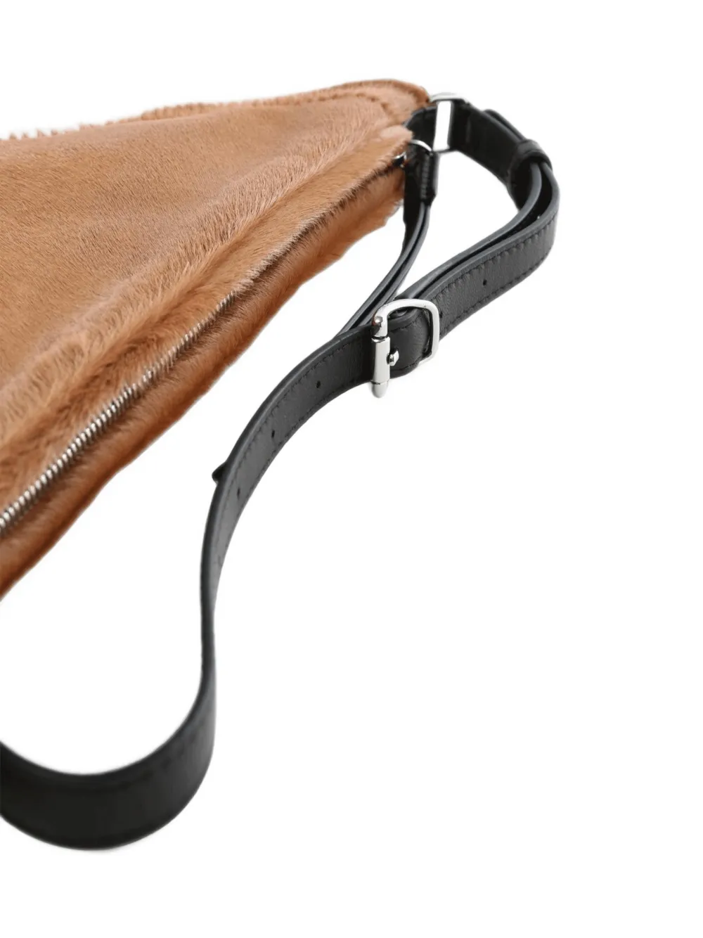 LEMAIRE Driehoekige crossbodytas Bruin
