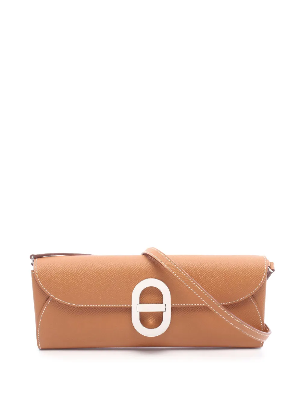 Hermès Pre-Owned 2025 Epsom Chaine d Ancre To Go Wallet crossbody bag - Marrone