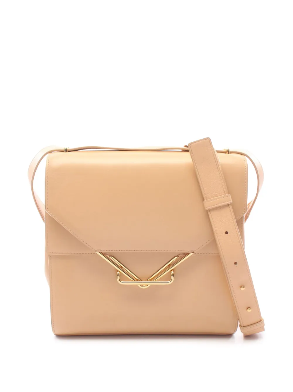 Bottega Veneta Pre-Owned 2015-2026 The Clip Umhängetasche - Nude