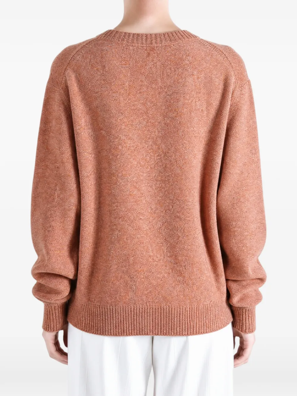 LEMAIRE V-neck sweater Oranje