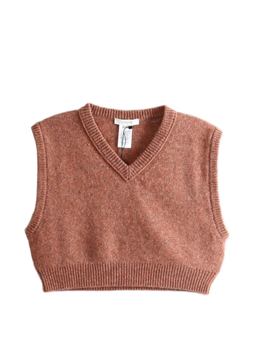 LEMAIRE V-neck cropped sweater vest