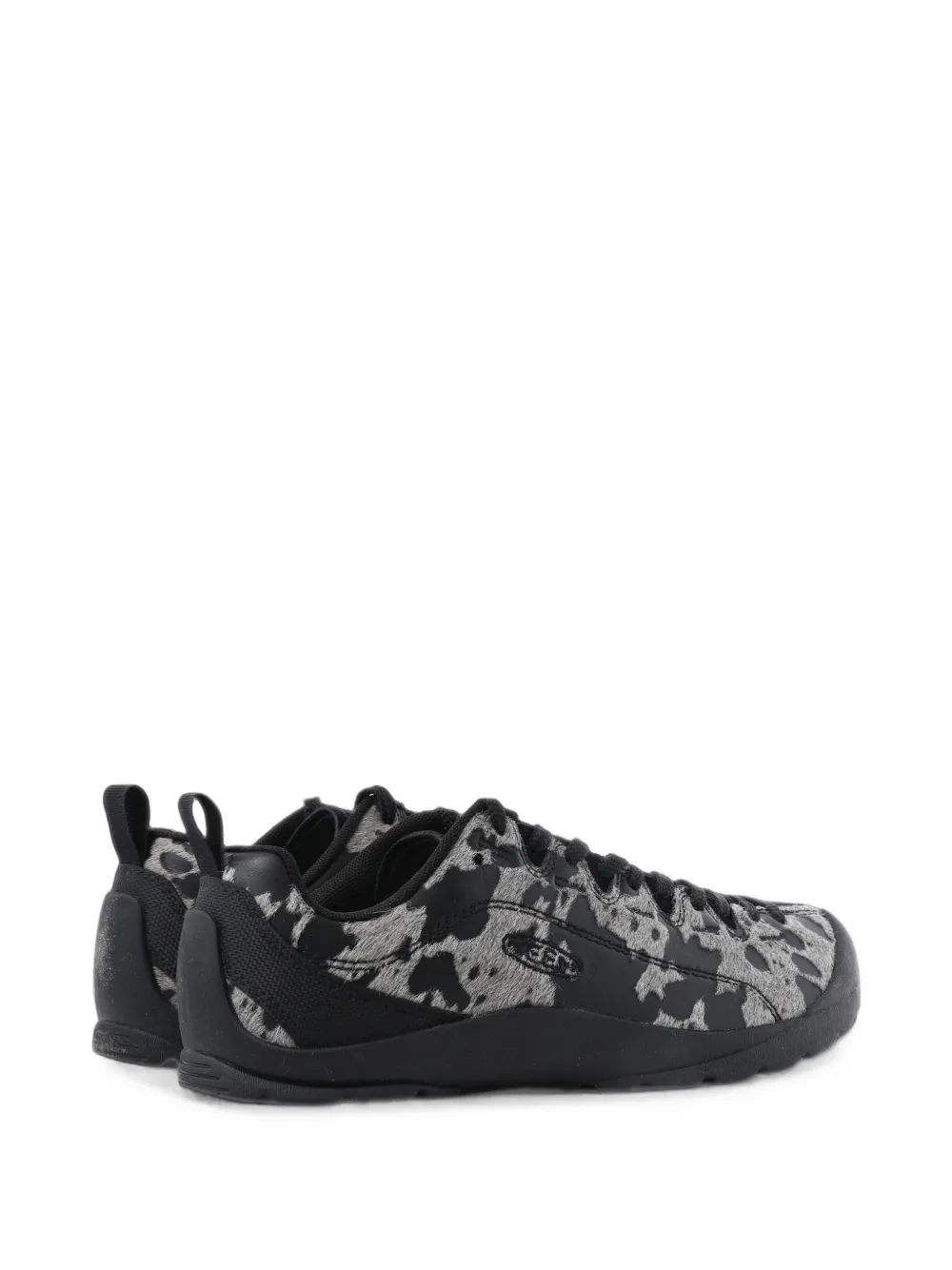 KEEN FOOTWEAR Jasper cow-print panelled sneakers Grijs
