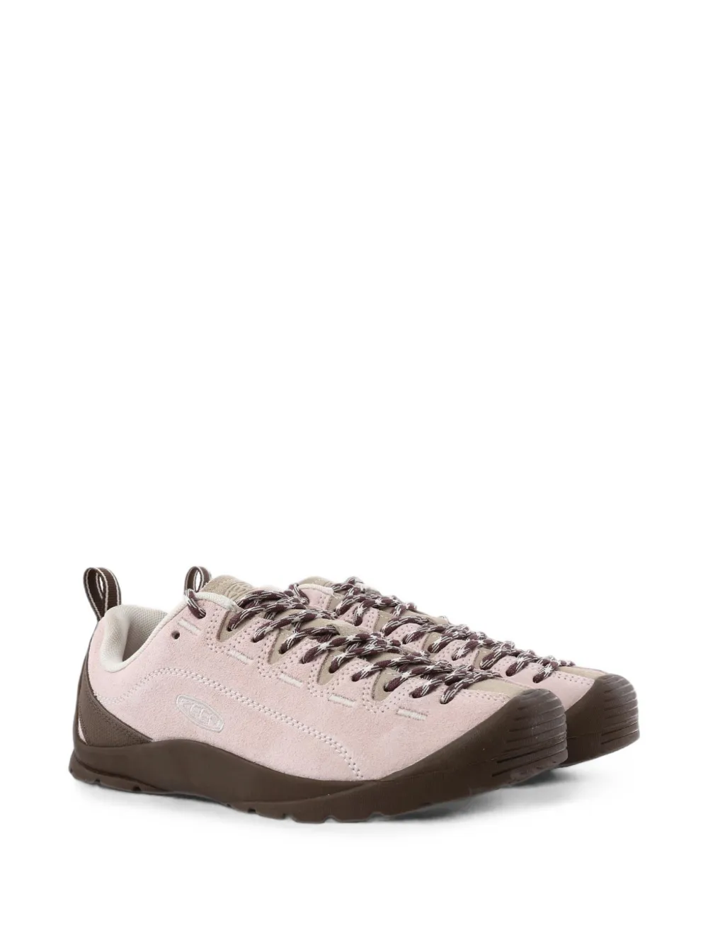 KEEN FOOTWEAR Jasper suede-panelled sneakers Roze