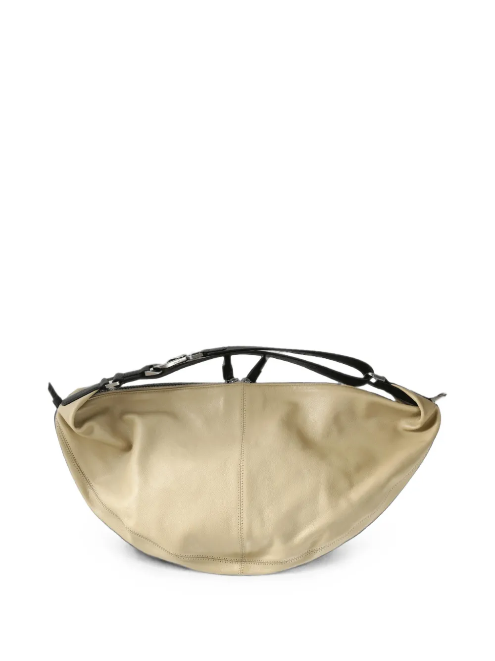 LEMAIRE Quiver Clip leather shoulder bag Beige
