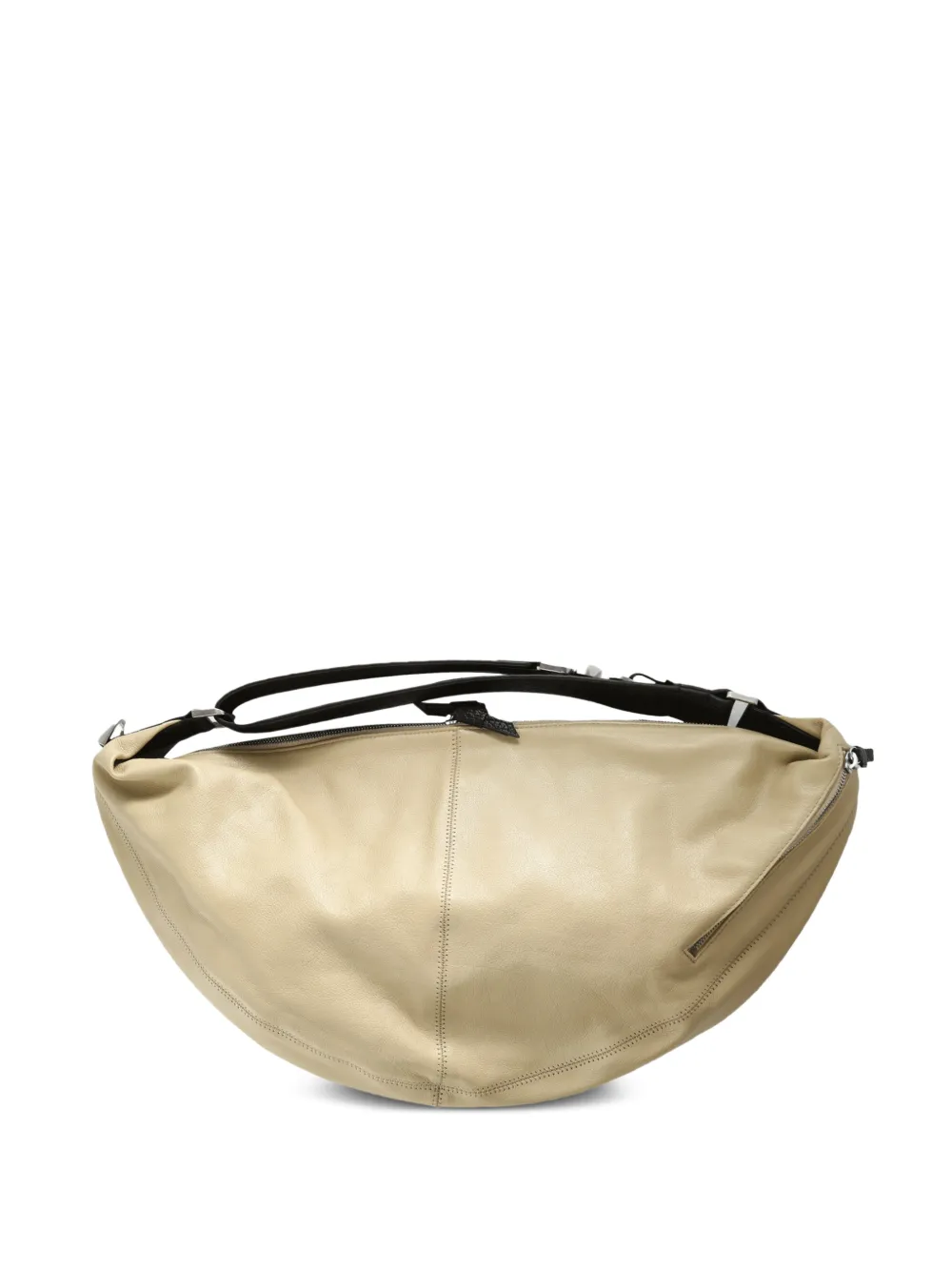LEMAIRE Quiver Clip leather shoulder bag Beige