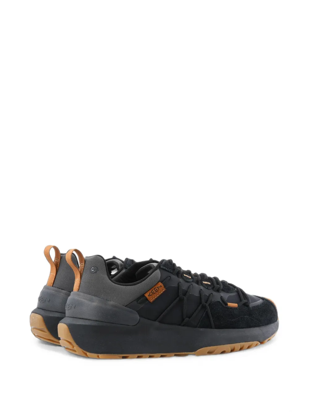 KEEN FOOTWEAR UNEEK Trekker upanelled lace-up sneakers Zwart