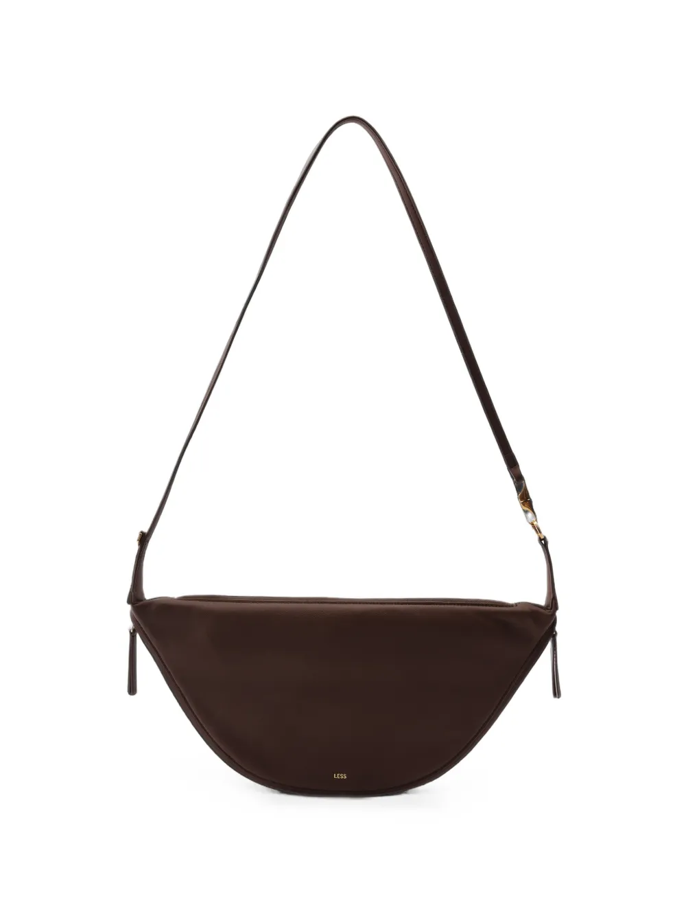 Less Dumpling Schultertasche Aus Schafleder In Braun