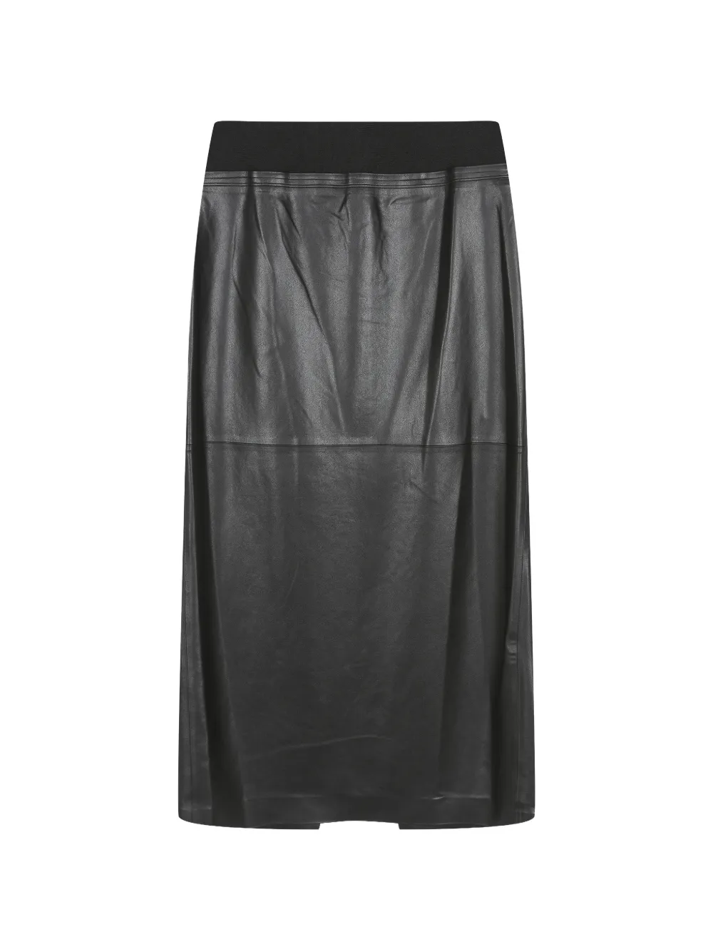 Less H-silhouette Midi Skirt In Black