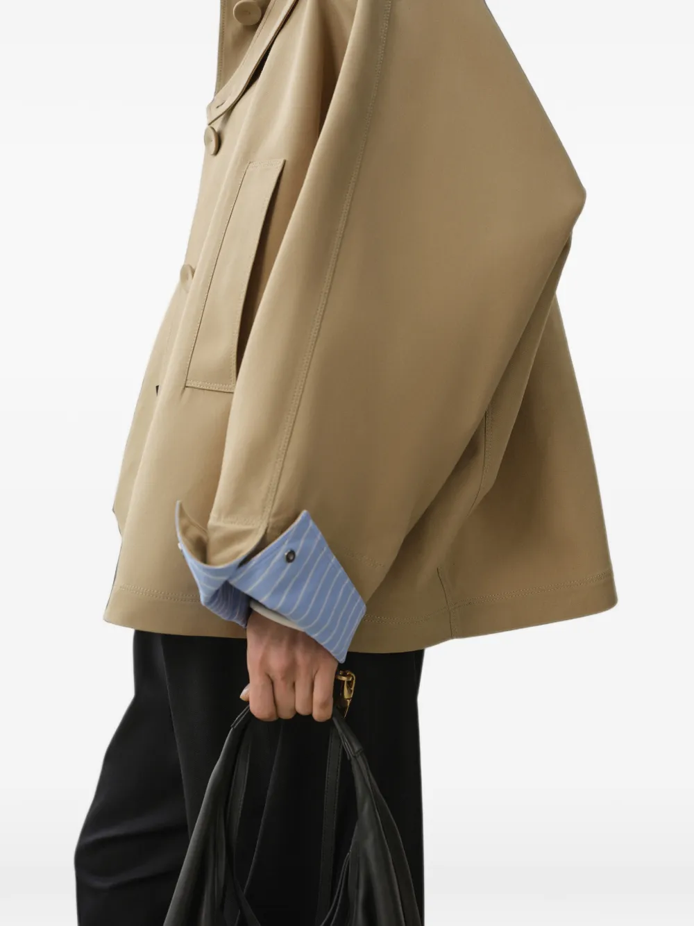 LESS Jack met dolmanmouwen Beige