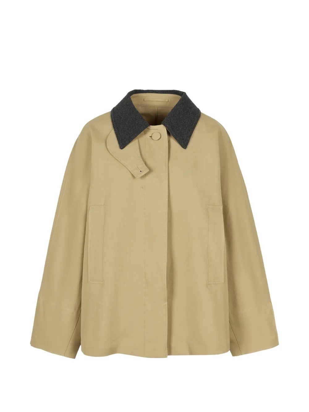 Less Dolman-sleeve Jacket In Neutrals