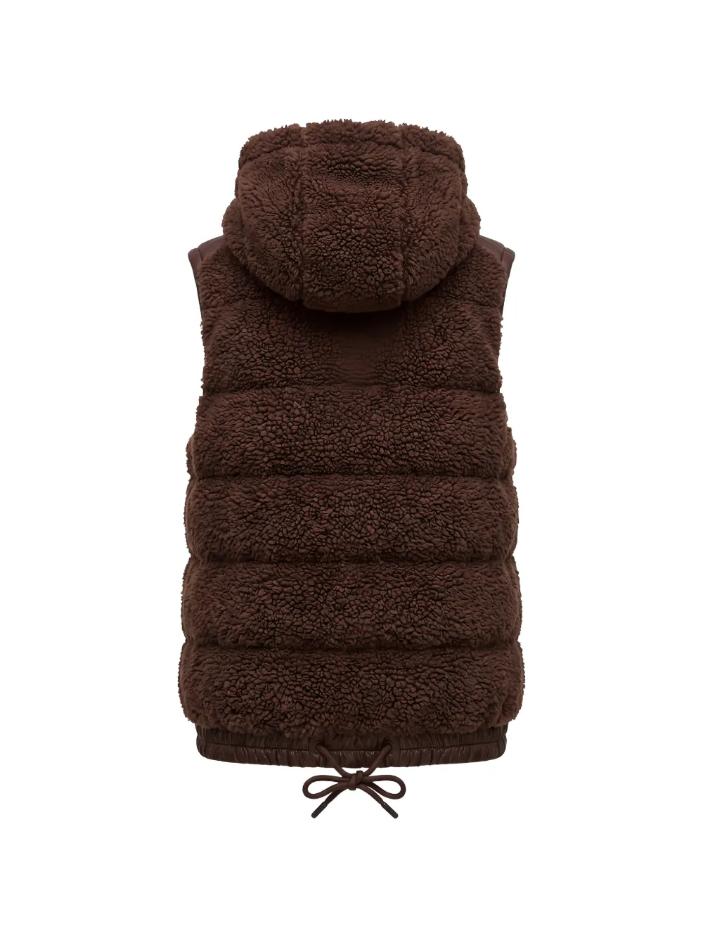 Moncler Grenoble Bodywarmer met logopatch Bruin