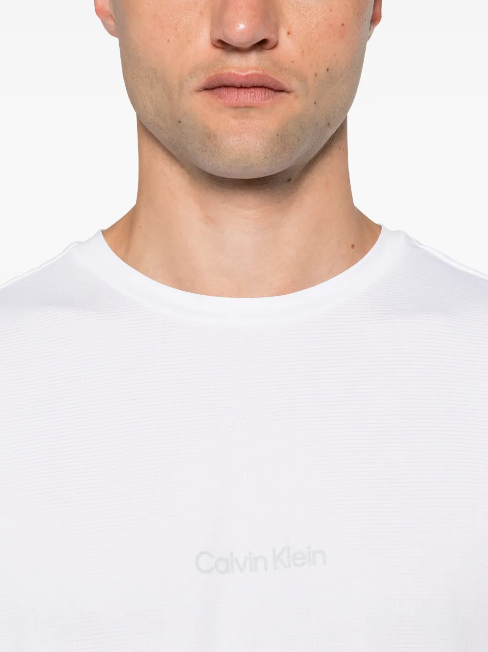 Calvin Klein T-shirt met logoprint Wit
